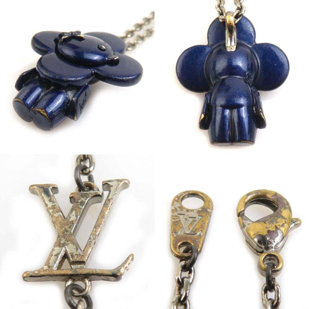 LOUIS VUITTON Blue Necklace - Picture 4 of 5